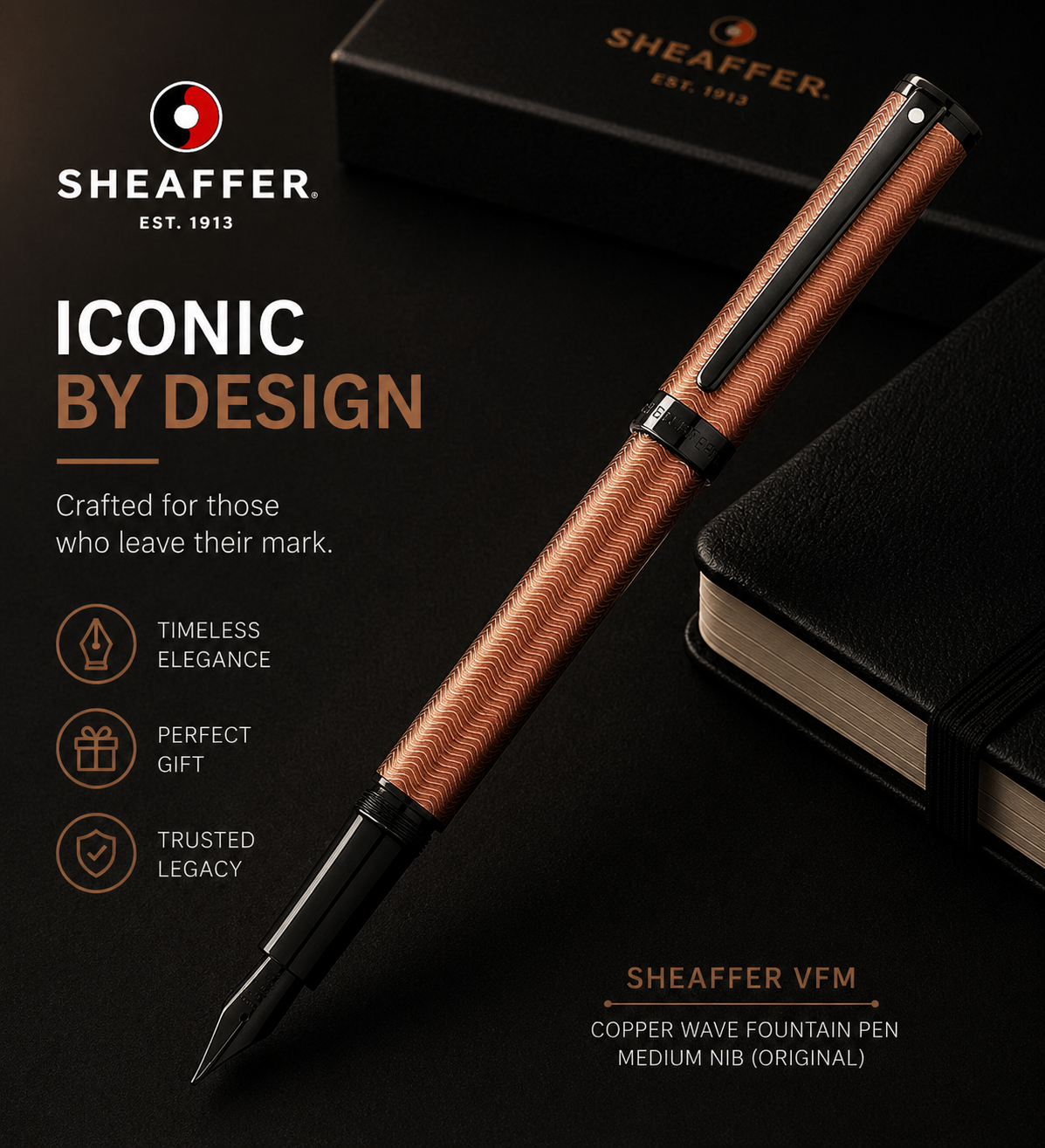 Sheaffer Intensity Bronze Fountain Pen (Original)