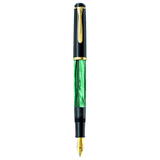 Pelikan Classic M200 Fountain Pen – Green-Marbled | Medium Nib