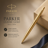 Parker Classic Gold Ballpoint Pen – Blue Ink