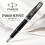 Parker Sonnet Black CT 18K (Metro) Rollerball Pen