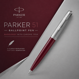 Parker 51 Ballpoint Pen – Burgundy with Chrome Trim | Premium Ballpoint Pen