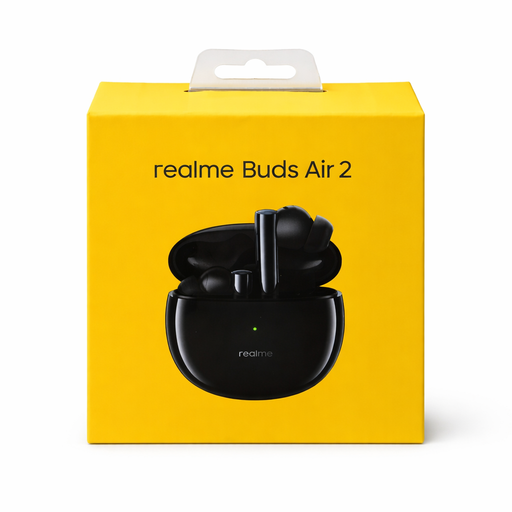 realme Buds Air 2 Original Wireless Earbuds – Active Noise Cancellation, 25H Battery