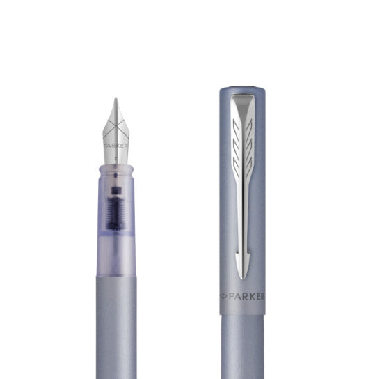 Parker Vector XL Fountain Pen — Black & Silver