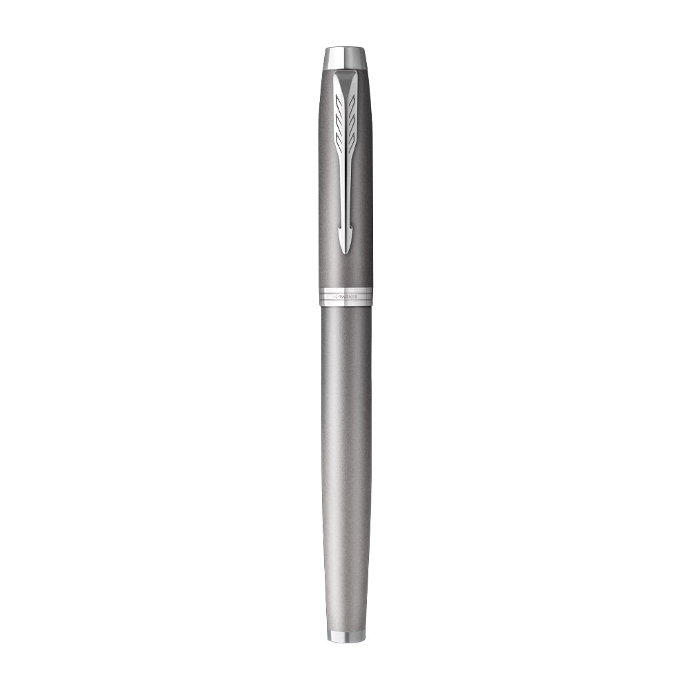 Parker IM Writing Rituals Fountain Pen – Grey Gradient, Chrome Trim (Fine Nib)