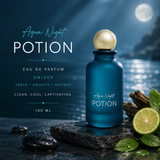 Potion Aqua Night Eau De Parfum 100ml – Unisex Fresh Aquatic
