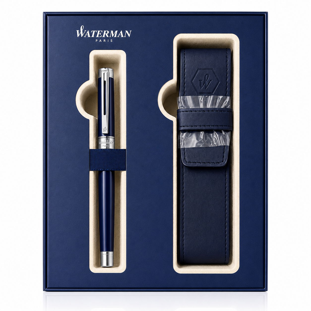 Waterman Perspective Dark Blue CT Rollerball Pen With Special Box