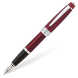 Cross Bailey Fountain Pen | Red Lacquer with Polished Chrome Appointments
