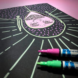 Schneider Paint-It 320 Acrylic Marker Set – 4mm | 6-Color Pack