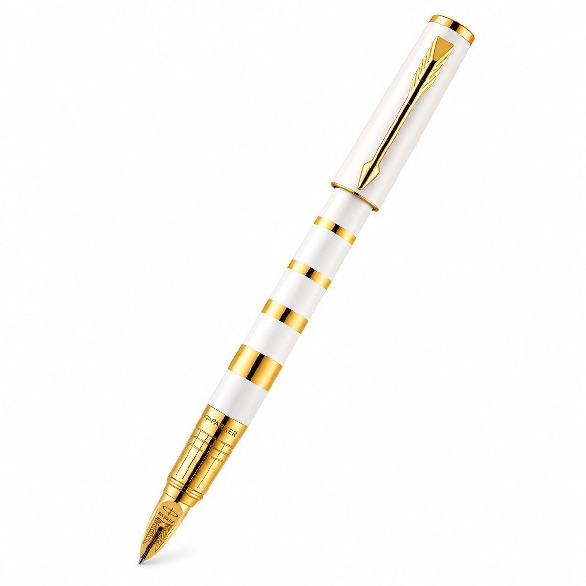 Parker Ingenuity Slim 5th Technology Rollerball Pen | Pearl & Metal GT, Fine