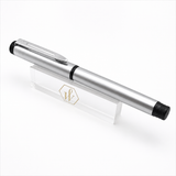 Waterman Daytona Vintage Fountain Pen – Brushed Stainless Steel | Chrome Trim