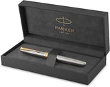 Parker Sonnet Rollerball Pen – Stainless Steel with Gold Trim