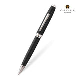 Cross Coventry Ballpoint Pen with Notebook and Coin Wallet Gift Set - Black