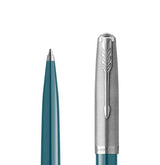 Parker 51 Ballpoint Pen – Teal Blue with Chrome Trim | Iconic Luxury Pen