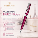 Waterman Exception Slim Ballpoint Pen – Raspberry ST