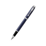 Parker IM Fountain Pen – Matte Blue with Chrome Trim | Premium Fountain Pen