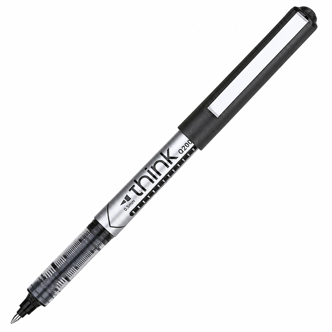 Deli Think Q200 Rollerball Pen – 0.5mm (Blue & Black Ink)