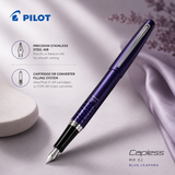 Pilot MR 02 Fountain Pen Pen - Blue - Leopard