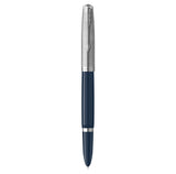 Parker 51 Rebirth Fountain Pen – Teal Blue with Chrome Trim | Premium Fountain Pen
