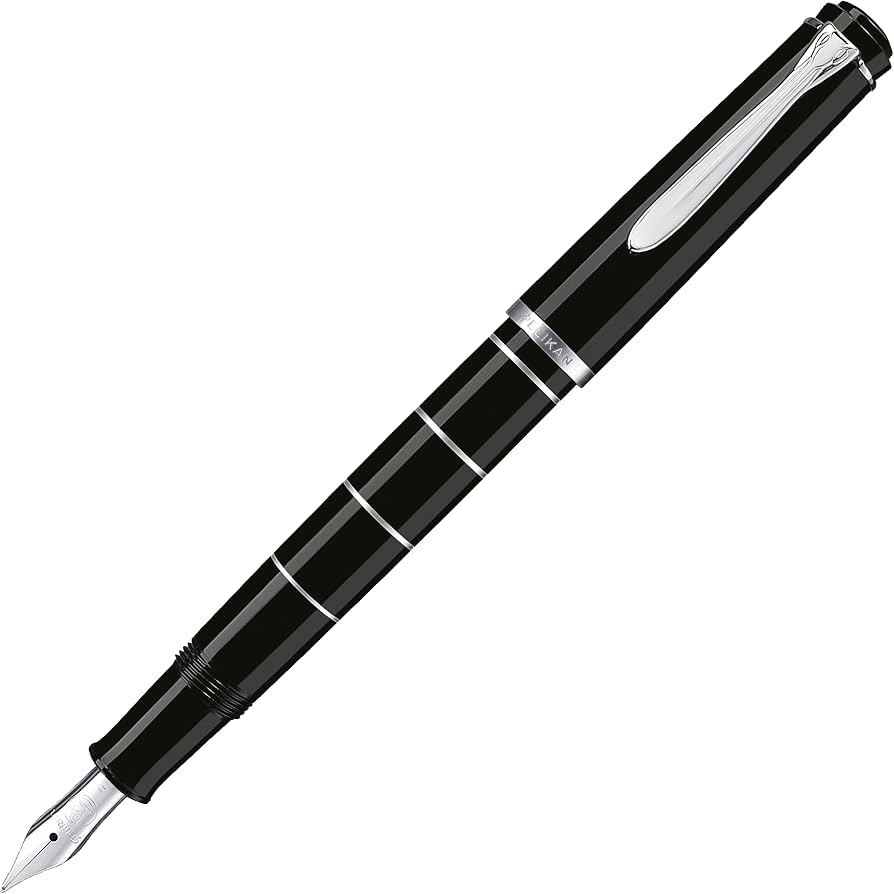 Pelikan Classic M215 Fountain Pen – Ring Silver