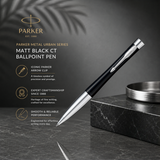 Parker Urban Metal Urban Series Matt Black CT Ballpoint Pen