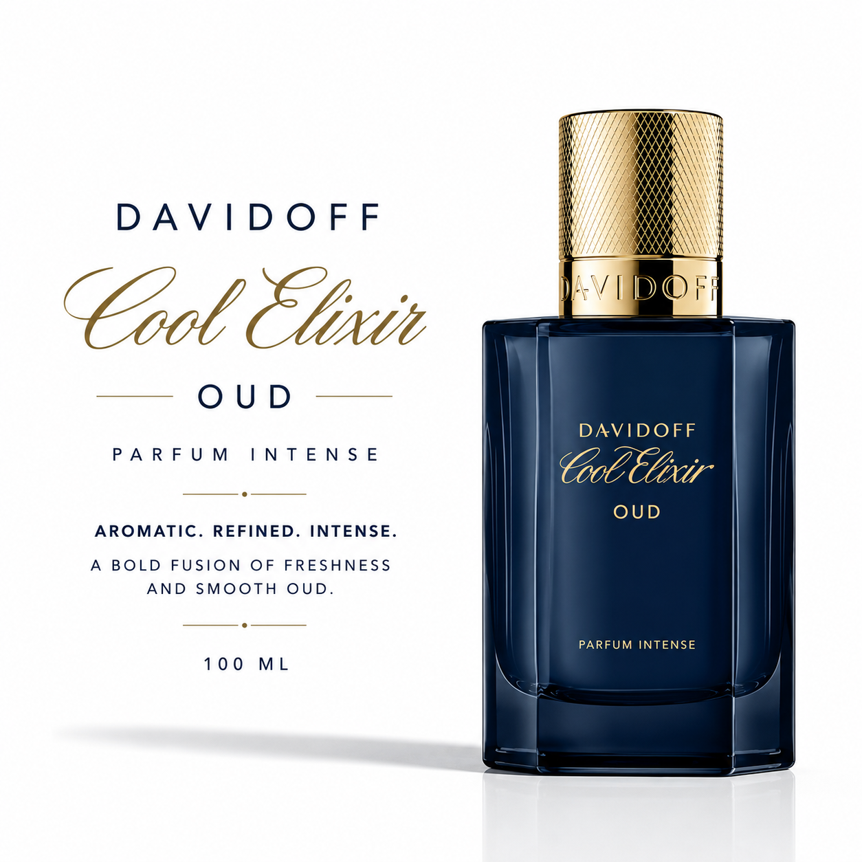 Davidoff Cool Elixir Oud Aromatic Parfum Intense 100ml – Men's Fragrance