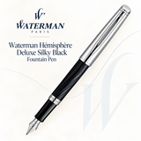 Waterman Hémisphère Deluxe Silky Black Fountain Pen