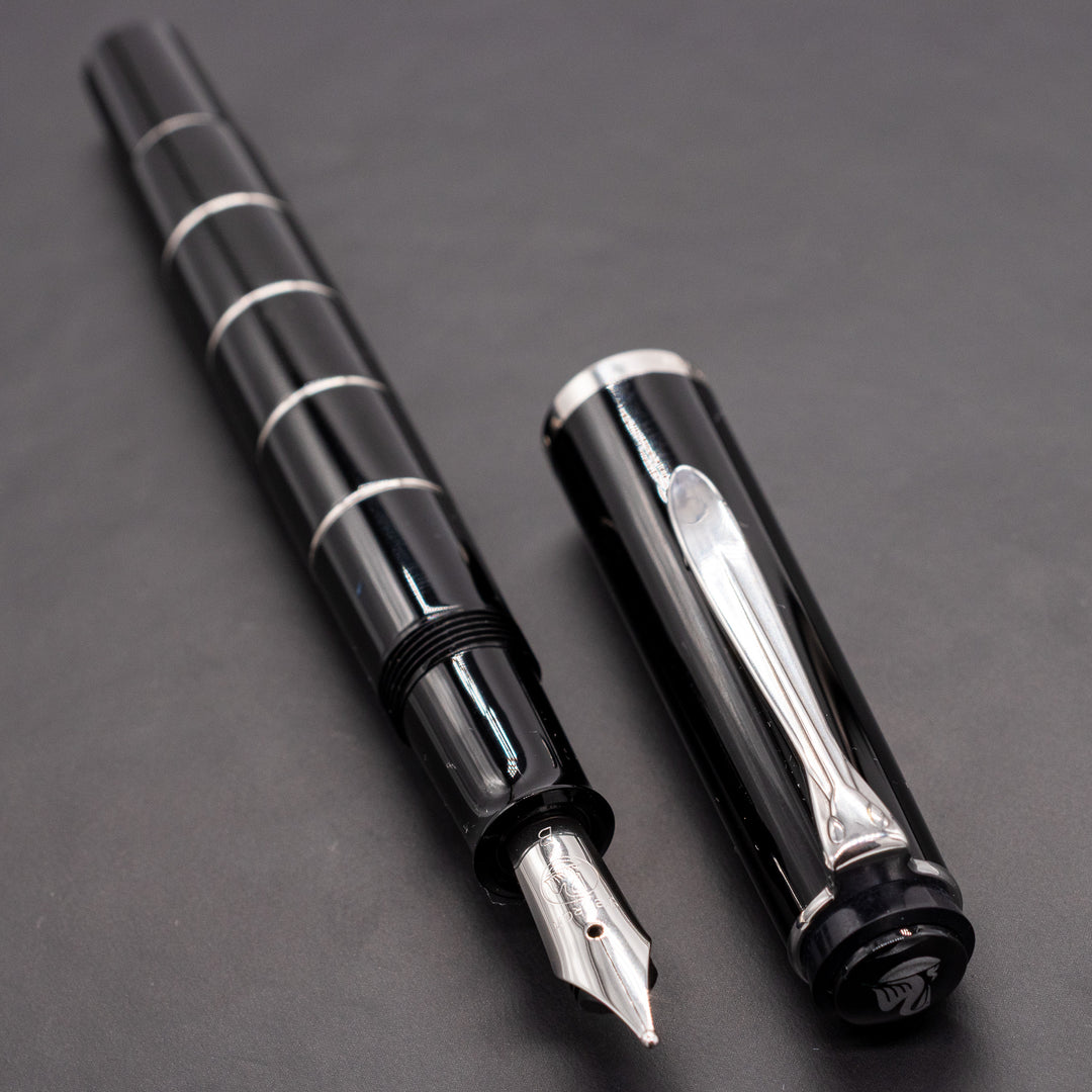 Pelikan Classic M215 Fountain Pen – Ring Silver
