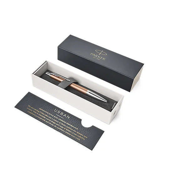 Parker Urban Premium Orange CT Ballpoint Pen | Chrome Trim
