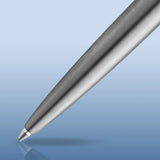Waterman Graduate Stainless Steel Ballpoint Pen – Brushed Chrome | Medium Point | Blue Ink