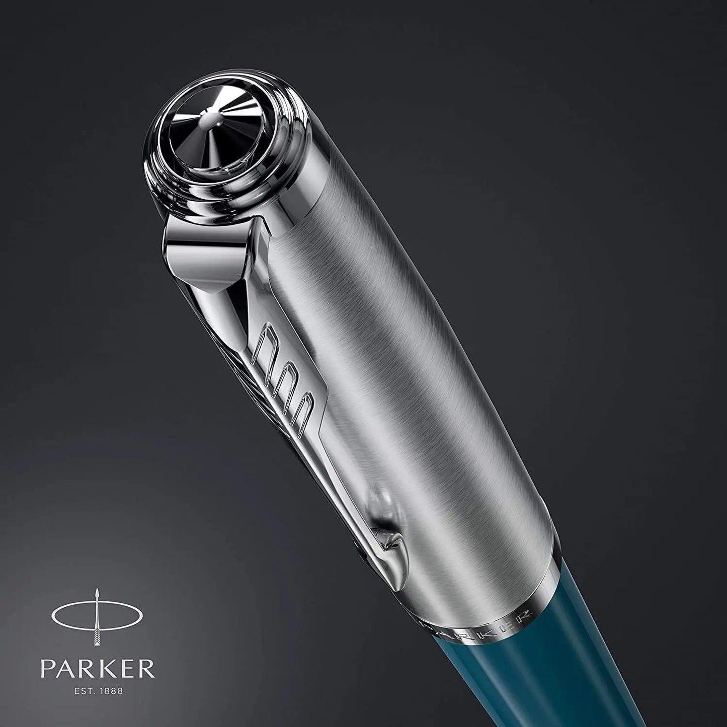 Parker 51 Rebirth Fountain Pen – Midnight Blue with Chrome Trim | Premium Fountain Pen