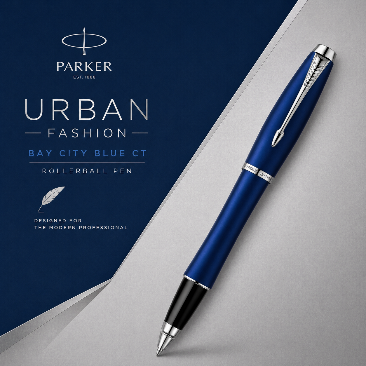 Parker Urban Fashion Bay City Blue CT Rollerball Pen