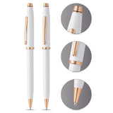 Cross Century II Pearlescent White Lacquer Ballpoint Pen