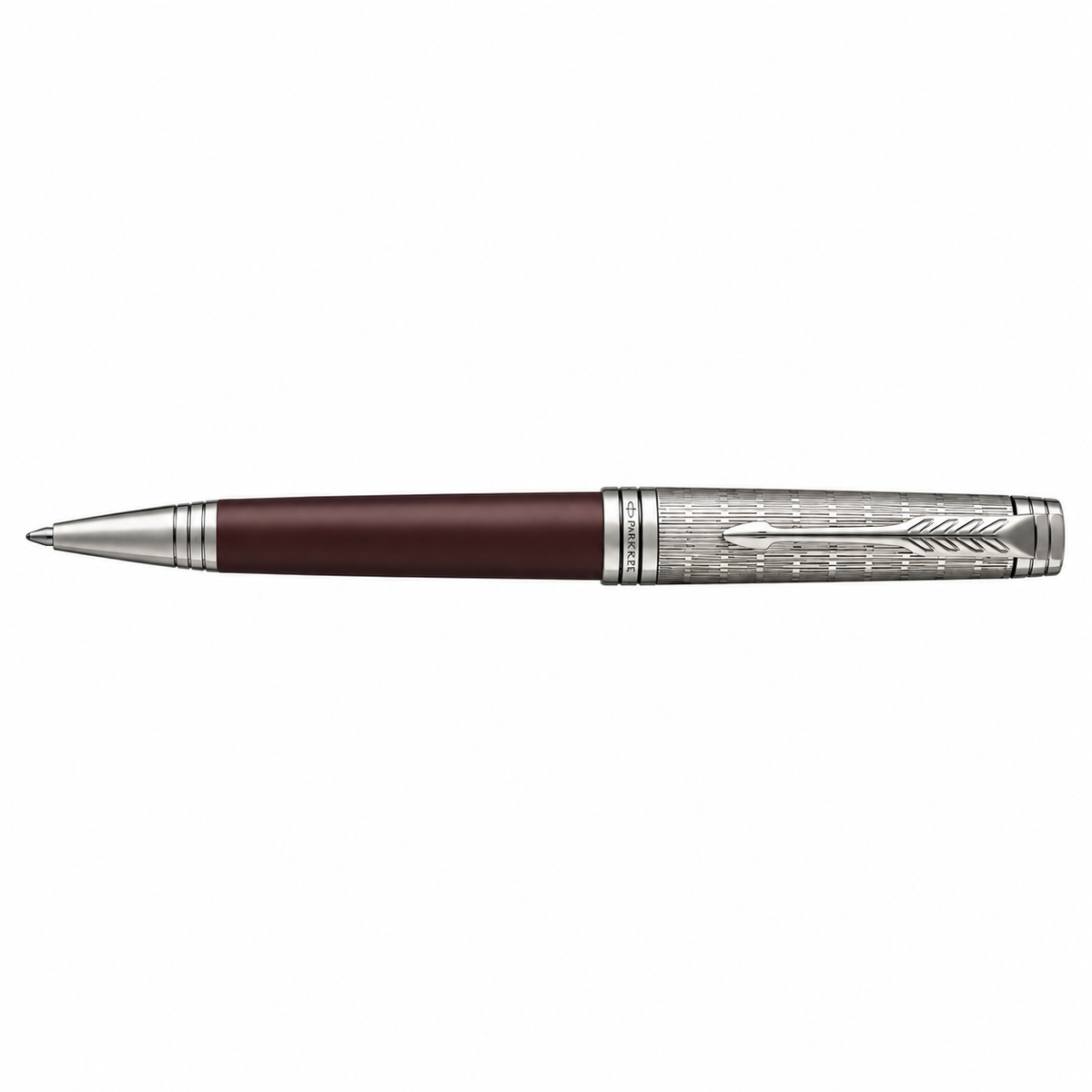 Parker Premier Custom Ballpoint Pen – Crimson Red (Medium Point)