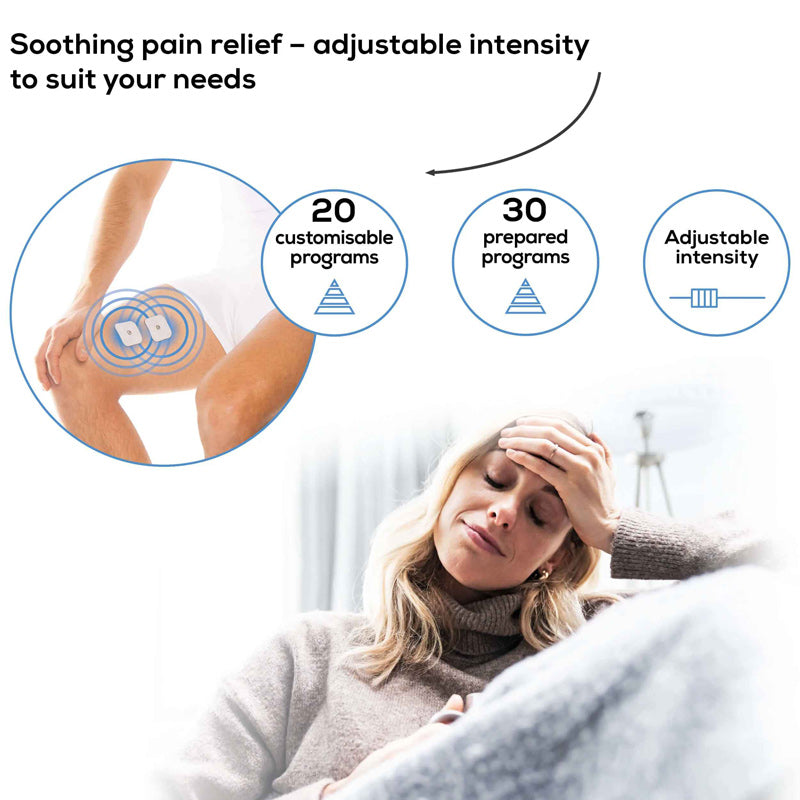 Beurer EM 80 TENS/EMS combination device with electrode pads, pain-relief unit, additional view 5