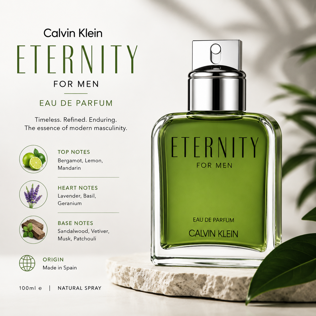 Calvin Klein Eternity for Men Eau de Parfum – 100ml