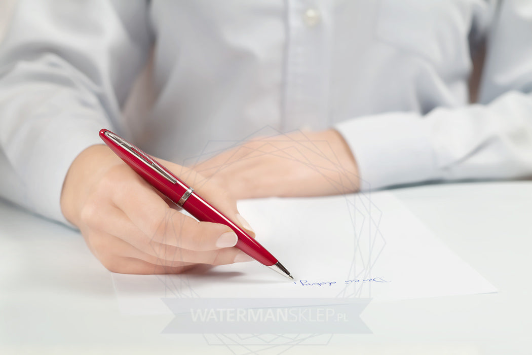 Waterman Carène Glossy Garnet Red ST Rollerball Pen