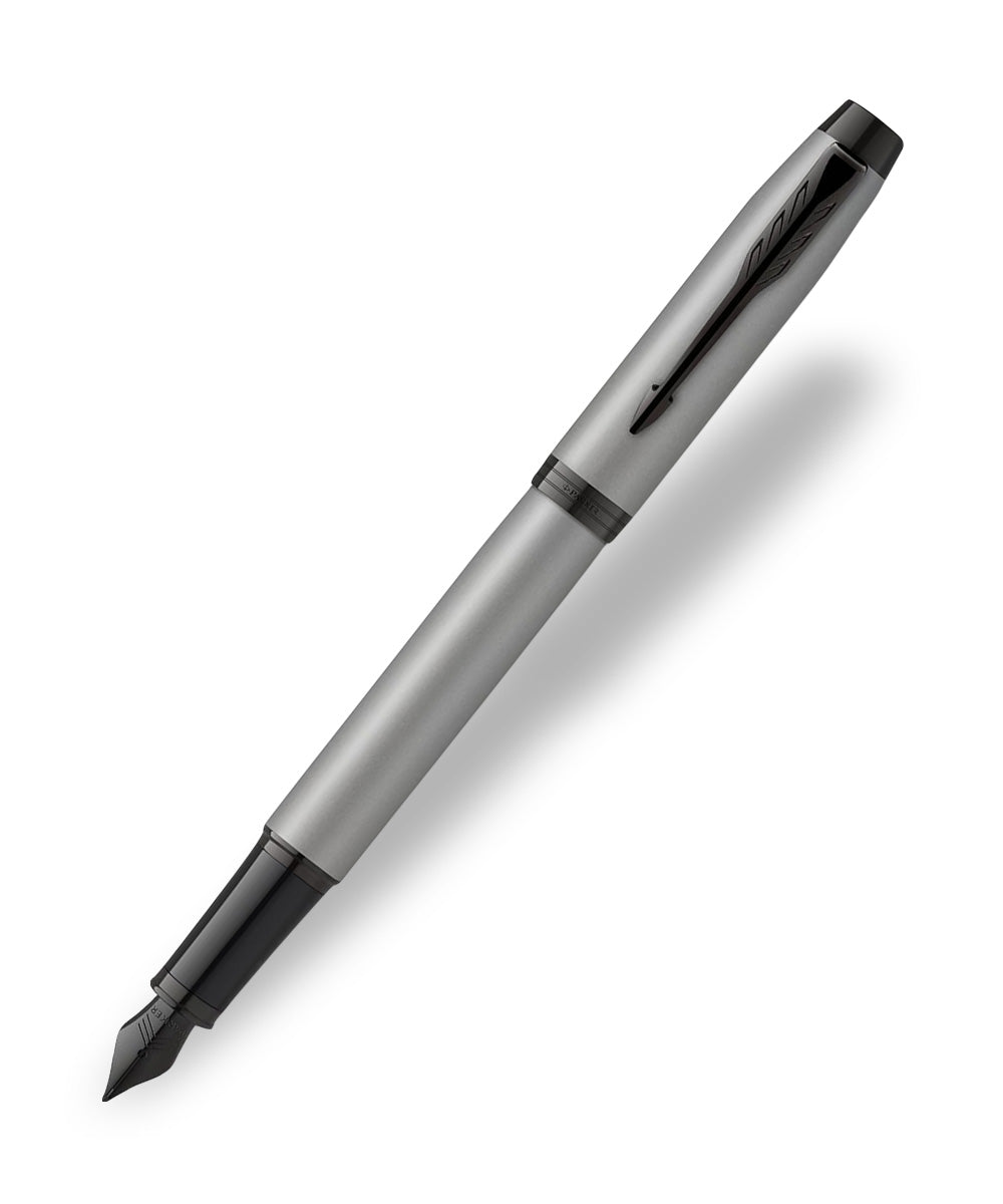 Parker IM Fountain Pen – Matte Grey with Black Trim