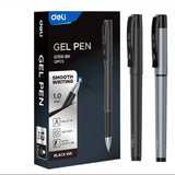 Deli EG159 Office Gel Pen – 1.0mm Bullet Tip (Blue & Black)
