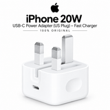 Apple iPhone 20W USB-C Power Adapter (US Plug) – Original Fast Charger. 100%Original