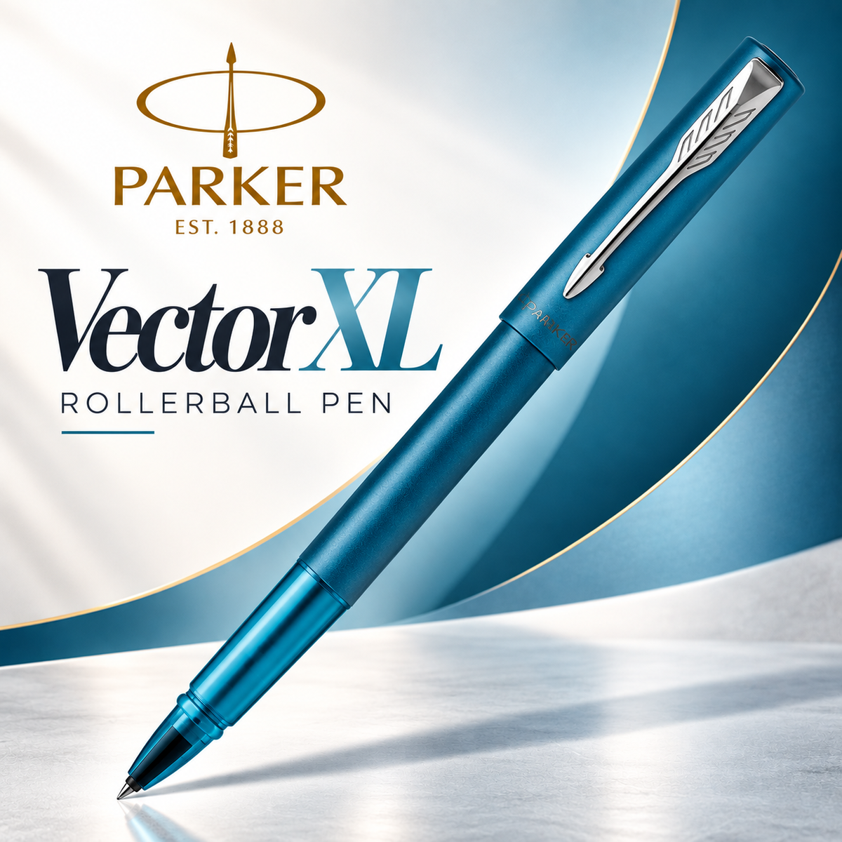 Parker Vector XL Rollerball Pen – Teal Blue