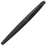 Cross ATX Brushed Black PVD Fountain Pen with Etched Diamond Pattern & Stainless Steel/Black Nib – 886-41