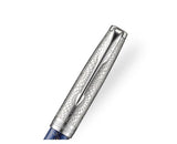 Parker Sonnet Blue Silver CT 18K Atlas Rollerball Pen