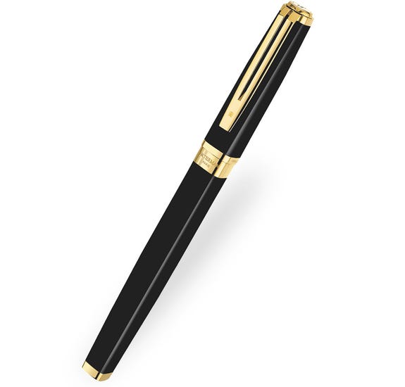 Waterman Exception Night & Day Gold Rollerball Pen – 23K Gold Plated Trim