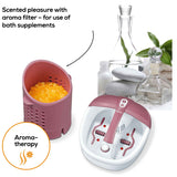 Beurer FB 35 foot spa with aromatherapy and pedicure, foot bath massager, alternate view