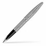 Waterman Carène Essential Fountain Pen – Silver with Silver Trim (18K Gold Nib)