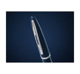 Waterman Carène Rollerball Pen – Blue with Stainless Steel Trim