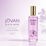 Jovan Black Musk for Women Eau de Cologne 96ml | Bold Dark Musk with Amber & Woods