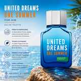 Benetton United Dreams One Summer For Him Edt Perfume For Men 100Ml