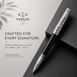 Parker Premier Custom Rollerball Pen – Black