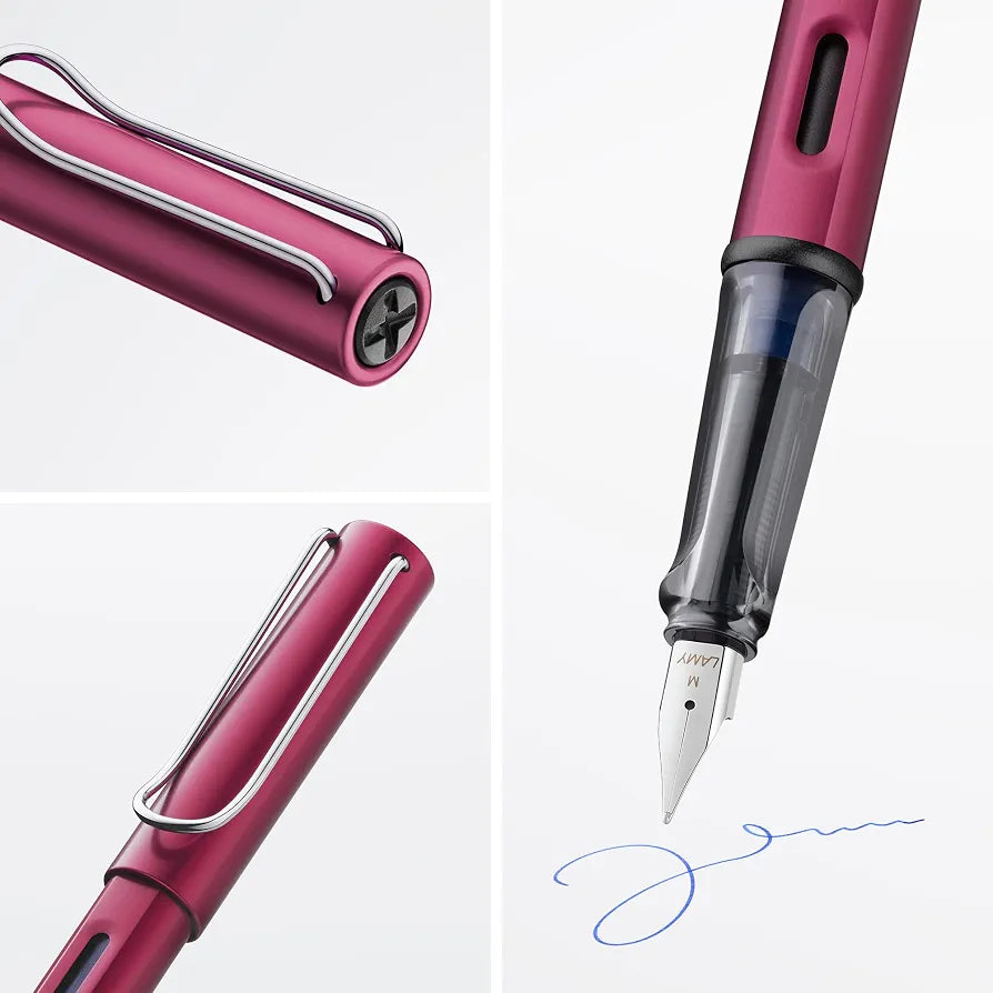 Lamy AL-star Black Purple Fountain Pen – Medium Nib